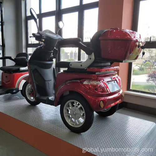 Electric Tricycle YB408-2 Three Wheel Electric Scooter For The Handicapped Manufactory